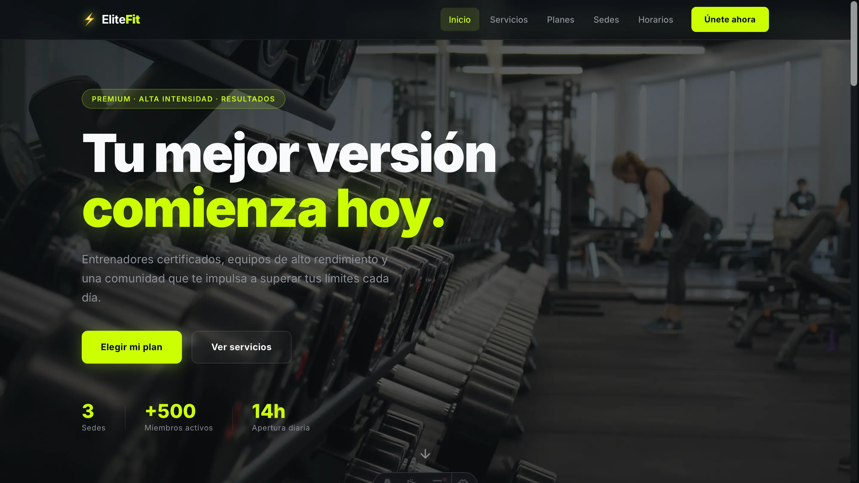 Gimnasio Cuerpo Sano